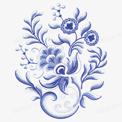 繡花圖案PNG圖片素材免費下載